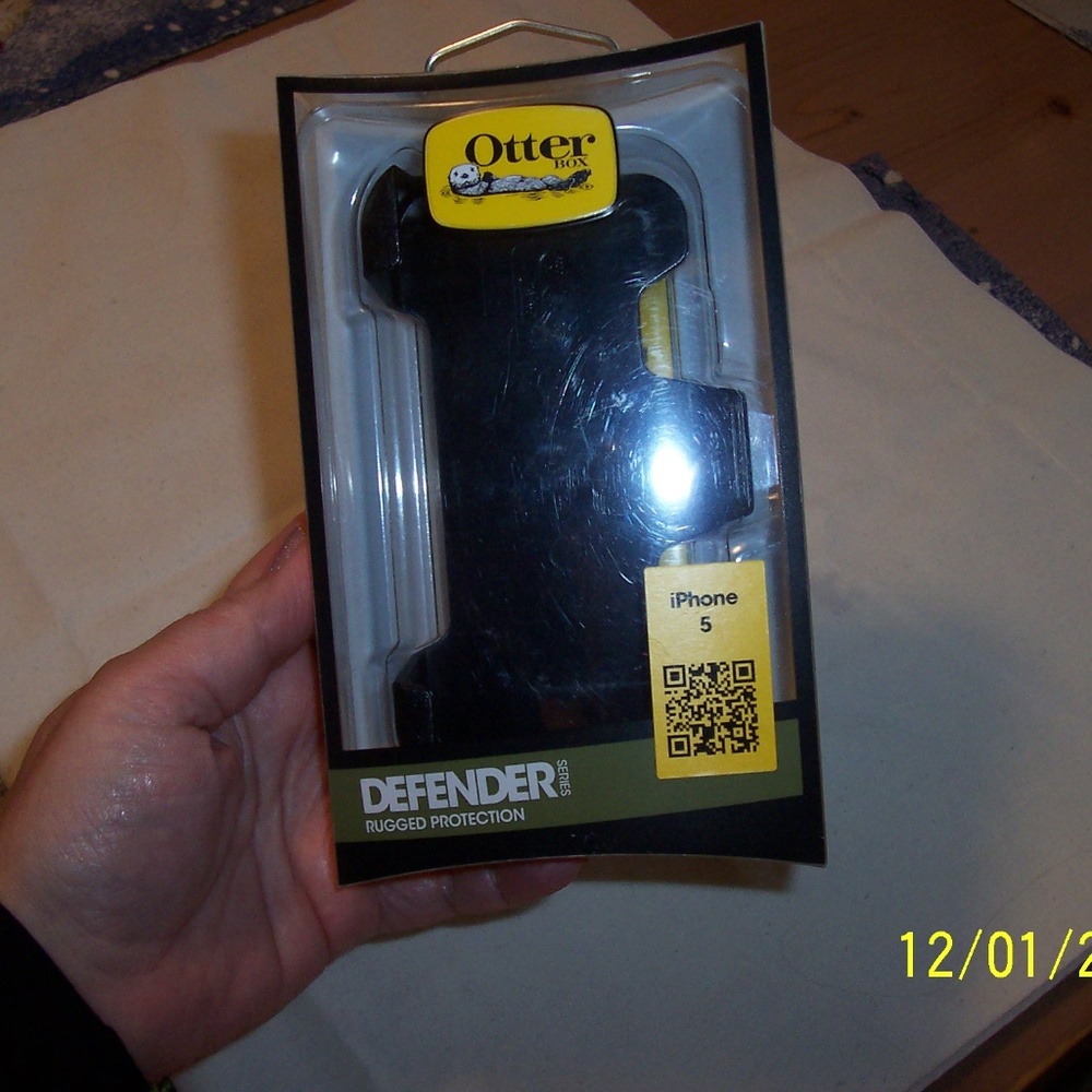OTTER BOX DEFENDER I PHONE 5 HOLSTER CLIP NIB